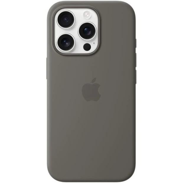 Чохол Silicone Case з MagSafe для Apple iPhone 16 Pro (кам'яний сірий)