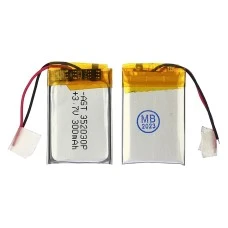 Аккумулятор 352030P универсальный с контроллером, 3,5 х 20 х 30 мм (300 mAh)/ для TWS наушников, Blu