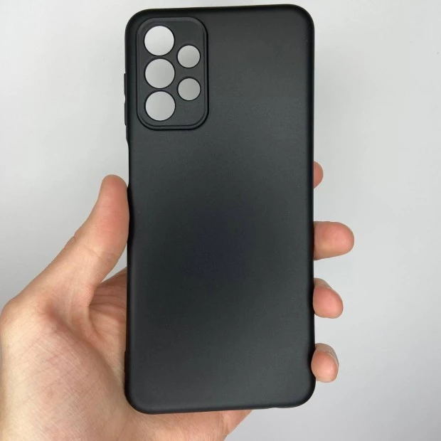 Силикон Graphite Samsung Galaxy A23 (ShutCam) (Чёрный)