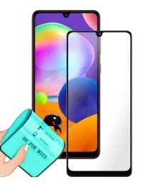 Защитное стекло 5D Ceramic Samsung Galaxy A31 / A32 / A22 / M32 / A33 Black