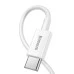 USB-кабель Baseus Superior PD 20W (1.5m) (Type-C to Lightning) (Белый) CATLYS-B02 USB-кабель Baseus Superior PD 20W (1.5m) (Type-C to Lightning) (Белый) CATLYS-B02