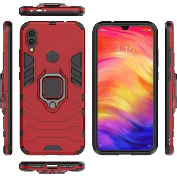 Бронь-чехол Ring Armor Case Xiaomi Redmi Note 7 (Красный)