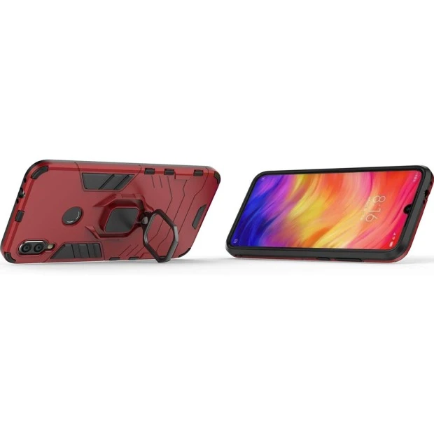 Бронь-чехол Ring Armor Case Xiaomi Redmi Note 7 (Красный)