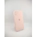 Силіконовий оригінальний чохол Square RoundCam для Apple iPhone 11 (рожевий крейдяний)