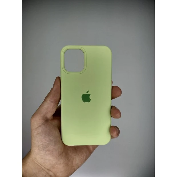 Силіконовий оригінальний чохол Apple iPhone 12 Mini (Авокадо)