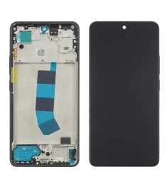 Дисплей для Xiaomi Redmi Note 13 (4G) с чёрным тачскрином и чёрной корпусной рам..