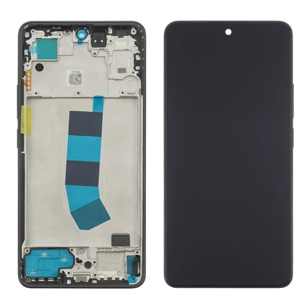 Дисплей для Xiaomi Redmi Note 13 (4G) с чёрным тачскрином и чёрной корпусной рамкой IPS