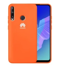 Силіконовий Чохол Original 360 Case Logo для Huawei P40 Lite E (Помаранчевий)