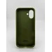 Силіконовий оригінальний чохол для Apple iPhone 16 Plus (46) Глибокий Зелений Силіконовий оригінальний чохол для Apple iPhone 16 Plus (46) Глибокий Зелений