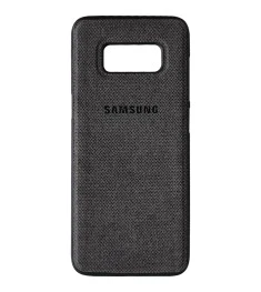 Силикон Textile Samsung Galaxy S8 (Чёрный)
