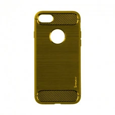 Силикон iPaky Carbon Case Apple iPhone 7 / 8 (Золотой)