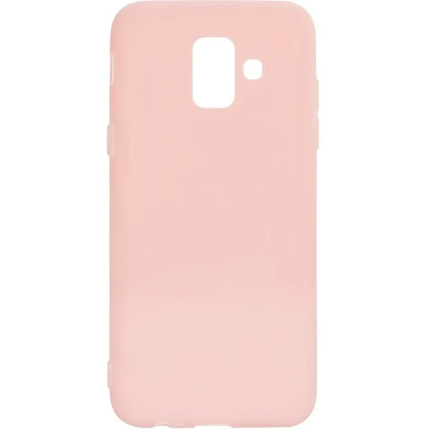 Силиконовый чехол iNavi Color Samsung Galaxy A6 (2018) A600 (розовый)