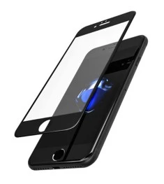 Захисне скло 5D Matte HD для Apple iPhone 7 Plus  /  8 Plus Чорне.