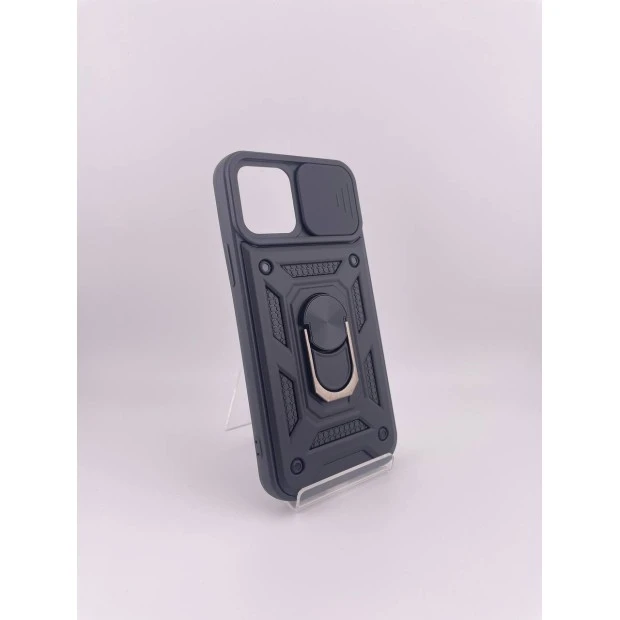 Cover Ring Serge Armor ShutCam Case for Apple iPhone 12  /  12 Pro (Black)