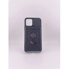 Бронь-чехол Ring Serge Armor ShutCam Case Apple iPhone 12 / 12 Pro (Чёрный)