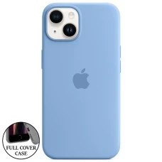 Силикон Original Round Case Apple iPhone 14 (37) Azure