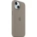 Оригінальний силіконовий чохол з MagSafe для Apple iPhone 15 (Clay)