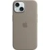 Оригінальний силіконовий чохол з MagSafe для Apple iPhone 15 (Clay)