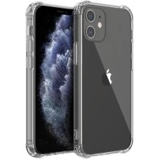 Силикон 6D Apple iPhone 12 Mini (Прозрачный)
