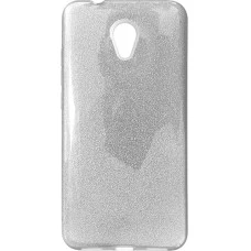 Силикон Glitter Meizu M5s (Серебряный)