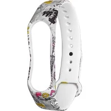 Ремешок Picture Design Xiaomi Mi Band 3 / Mi Band 4 (Любовь)