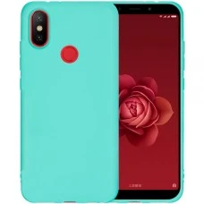 Силиконовый чехол iNavi Color Xiaomi Mi6x / A2 (Бирюзовый)