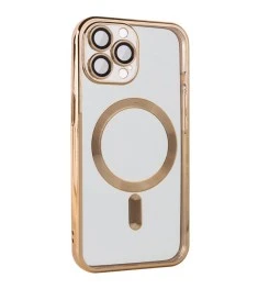 Чохол UMKU Shining with MagSafe для Apple iPhone 13 Pro Max (Золотий)