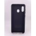 Силіконовий оригінальний чохол-логотип Samsung Galaxy A20  /  A30 (2019) (чорний)
