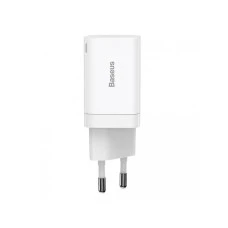 СЗУ-адаптер Baseus Super Si Pro 30W (1Type-C / 1USB) (Белый) CCSUPP-E02