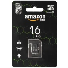 Карта памяти Amazon 16gb (Class 10) + SD-адаптер