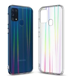 Силикон 3D Gradient Case Samsung Galaxy M31 (2020) (Прозрачный)