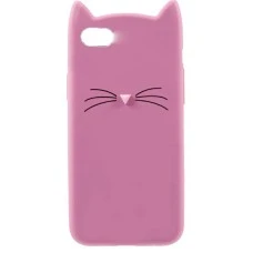 Силиконовый чехол Kitty Case Huawei Honor Y5 Prime (2018) / Honor 7A (розовый)