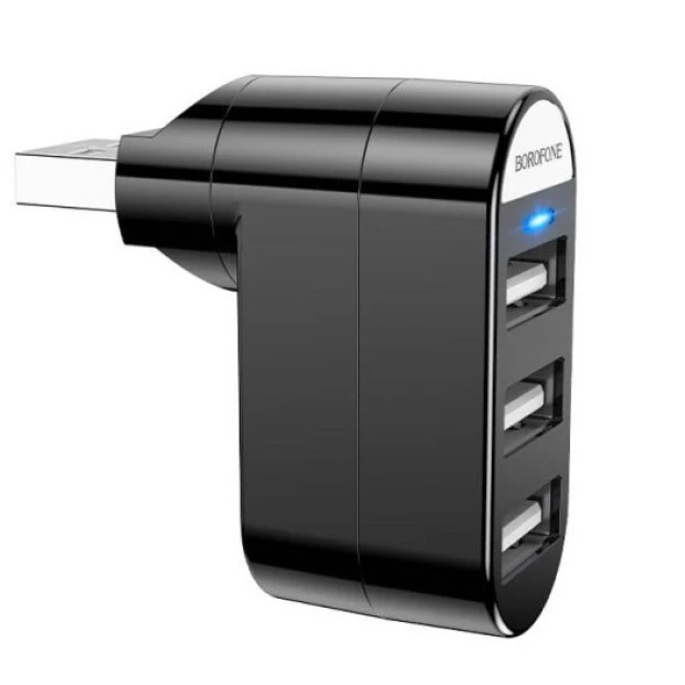 Adapter USB HUB Borofone DH3 (3USB 2.0 - USB 2.0)
