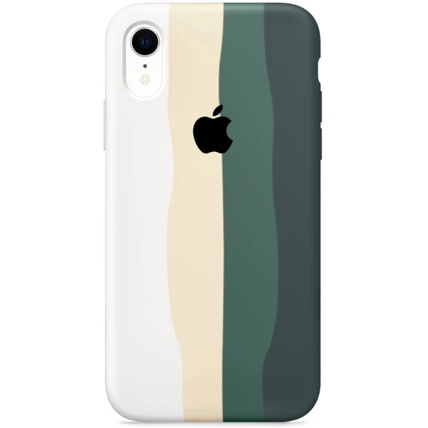 Силікон Rainbow Case Apple iPhone XR (Green)