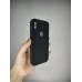 Силіконовий чохол Original Square RoundCam для Apple iPhone X  /  XS (07) Чорний
