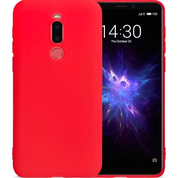Силиконовый чехол iNavi Color Meizu Note 8 (Красный)