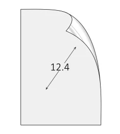 Универсальная защитная пленка 12,4"