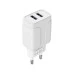 Зарядний пристрій USB Borofone BA37A 2.1A + кабель Type-C (Білий) Зарядний пристрій USB Borofone BA37A 2.1A + кабель Type-C (Білий)