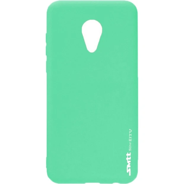 Силиконовый чехол SMTT Meizu M6s (Бирюзовый)