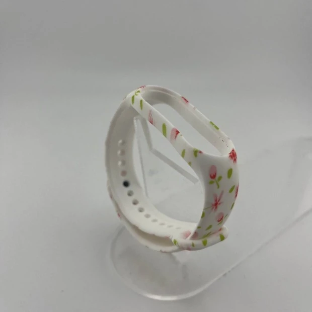 Red Flowers Strap for Picture Design Xiaomi Mi Band 5  /  Mi Band 6  /  Mi Band 7 (16)