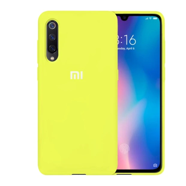 Силикон Original Case Xiaomi Mi9 (Лимонный)