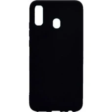Силиконовый чехол Graphite Samsung Galaxy A30 (2019) (чёрный)