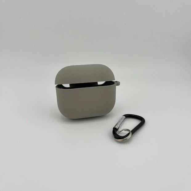 Чохол для навушників Full Silicone Case with Microfiber Apple AirPods 3 (16) Stone