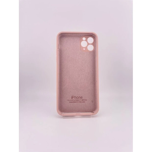 Чохол для iPhone 11 Pro Max Універсальний Original Square RoundCam, силікон, рожевий пісок (08)