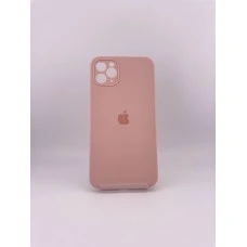 Силикон Original Square RoundCam Case Apple iPhone 11 Pro Max (08) Pink Sand