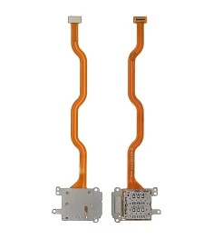 Шлейф для Xiaomi Mi11 Lite с разъёмом на Sim карту и карту памяти