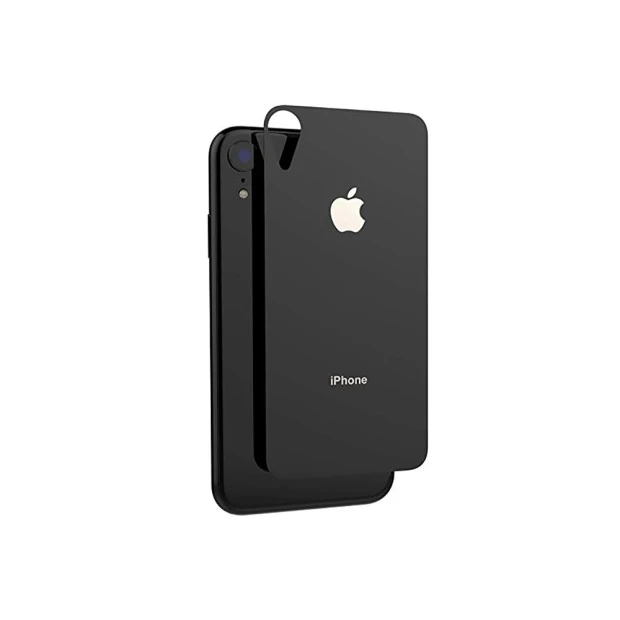 Защитное стекло 5D для Apple iPhone XR Black (на заднюю сторону)