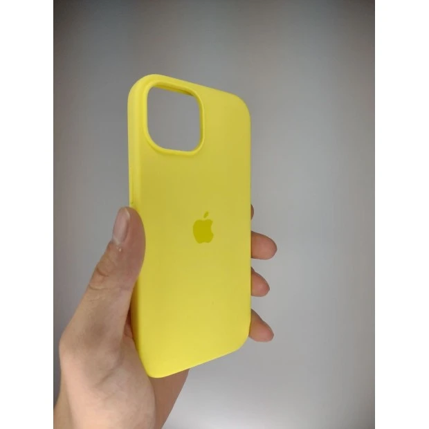 Силіконовий оригінальний круглий чохол Apple iPhone 15 (40) Flash