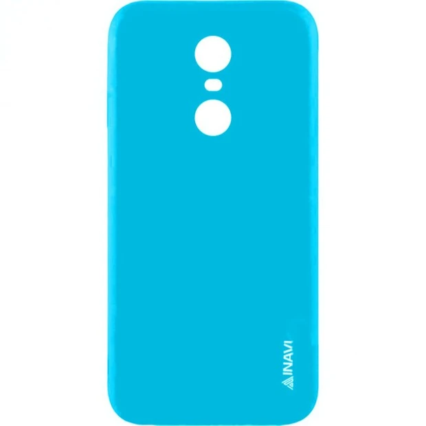 Чехол Силикон iNavi Color Xiaomi Redmi Note 4x (голубой)