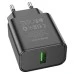 СЗУ-адаптер USB Borofone BA72A QD 18W (1USB) (Чёрный) СЗУ-адаптер USB Borofone BA72A QD 18W (1USB) (Чёрный)